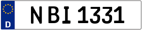 Truck License Plate